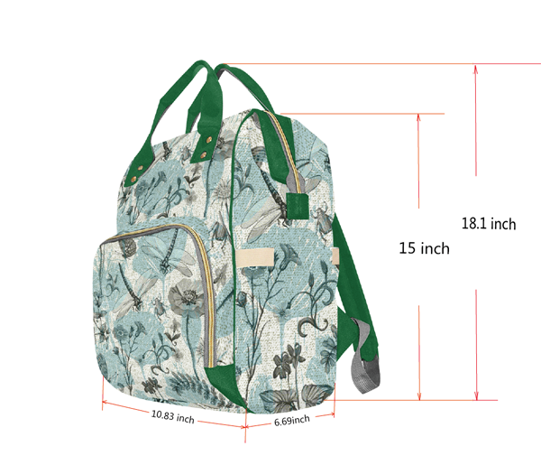 Gathering of the Chiefs Multi-Function Diaper Backpack/Diaper Bag (Mod ...